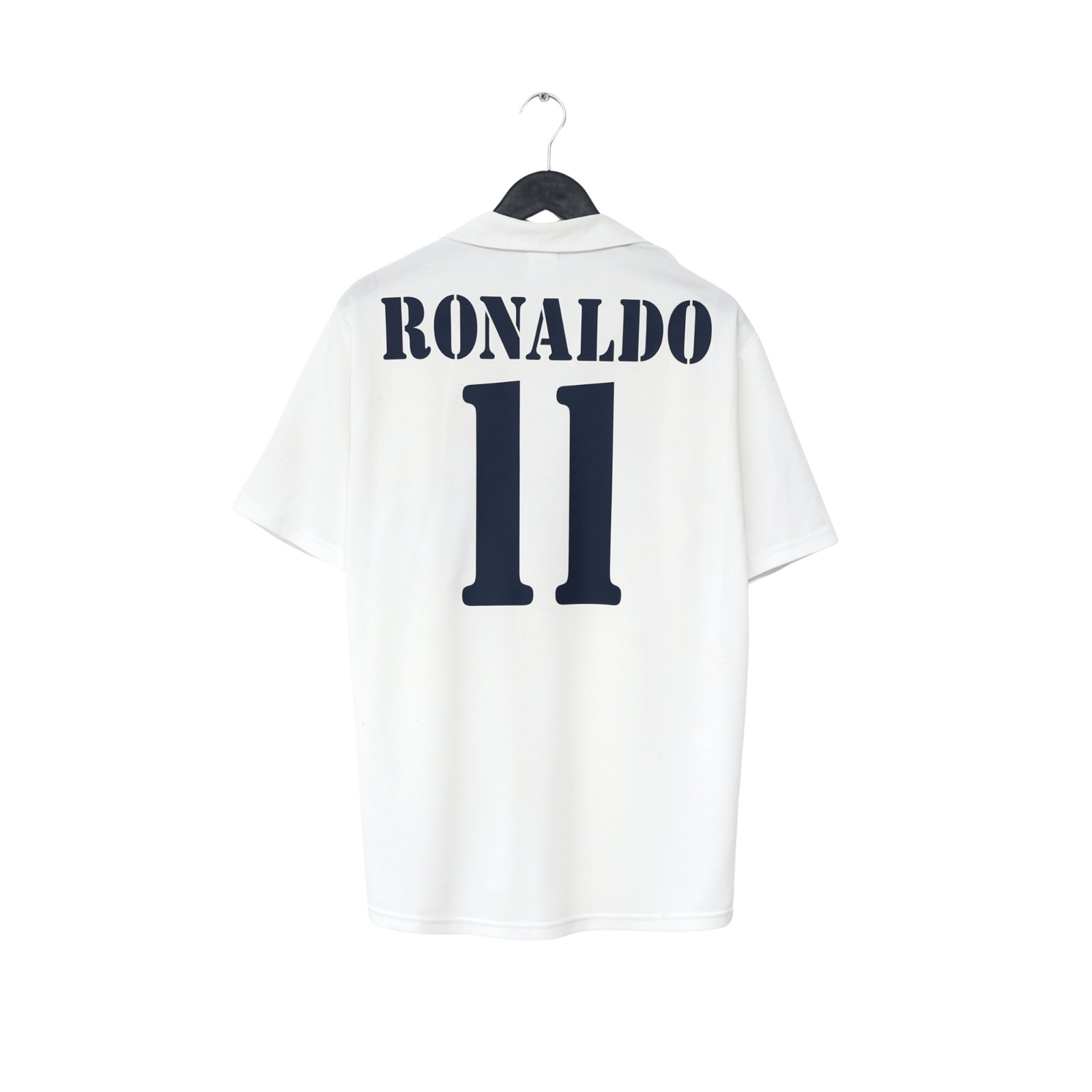 2002/03 Ronaldo #11 Real Madrid Vintage adidas Centenary Home Football Shirt (M)