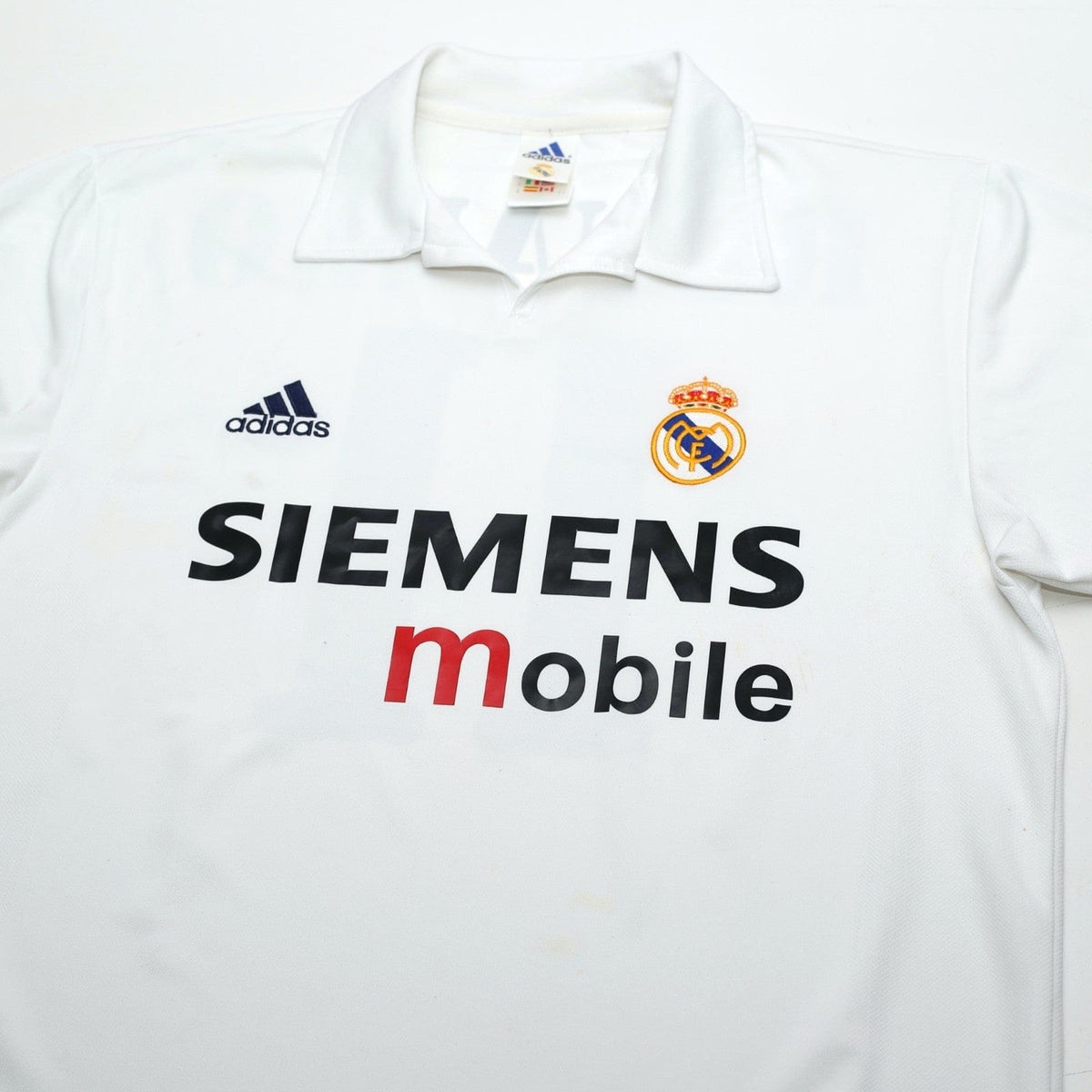 2002/03 Ronaldo #11 Real Madrid Vintage adidas Centenary Home Football Shirt (M)