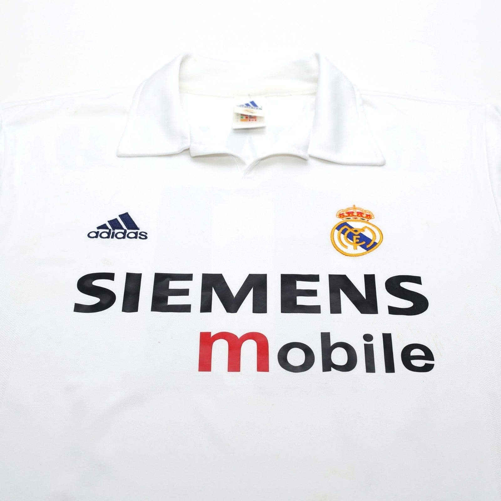 2002/03 Ronaldo #11 Real Madrid Vintage adidas Centenary Home Football Shirt (M)