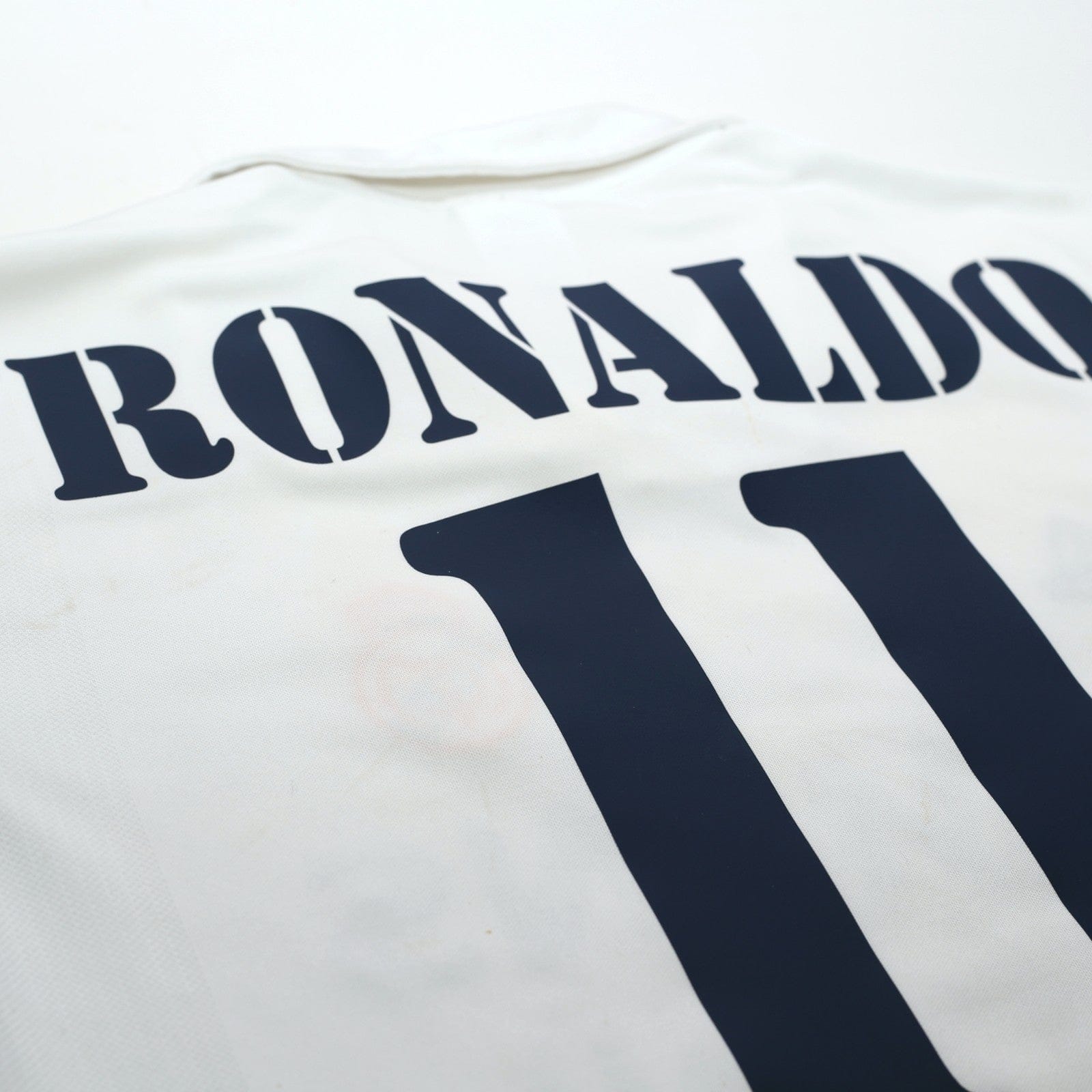 2002/03 Ronaldo #11 Real Madrid Vintage adidas Centenary Home Football Shirt (M)
