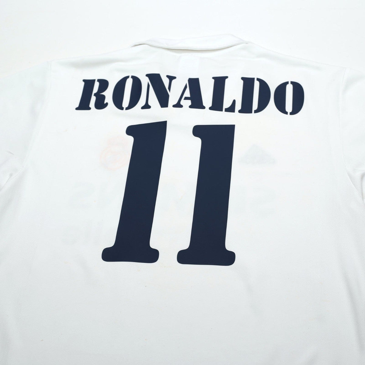 2002/03 Ronaldo #11 Real Madrid Vintage adidas Centenary Home Football Shirt (M)
