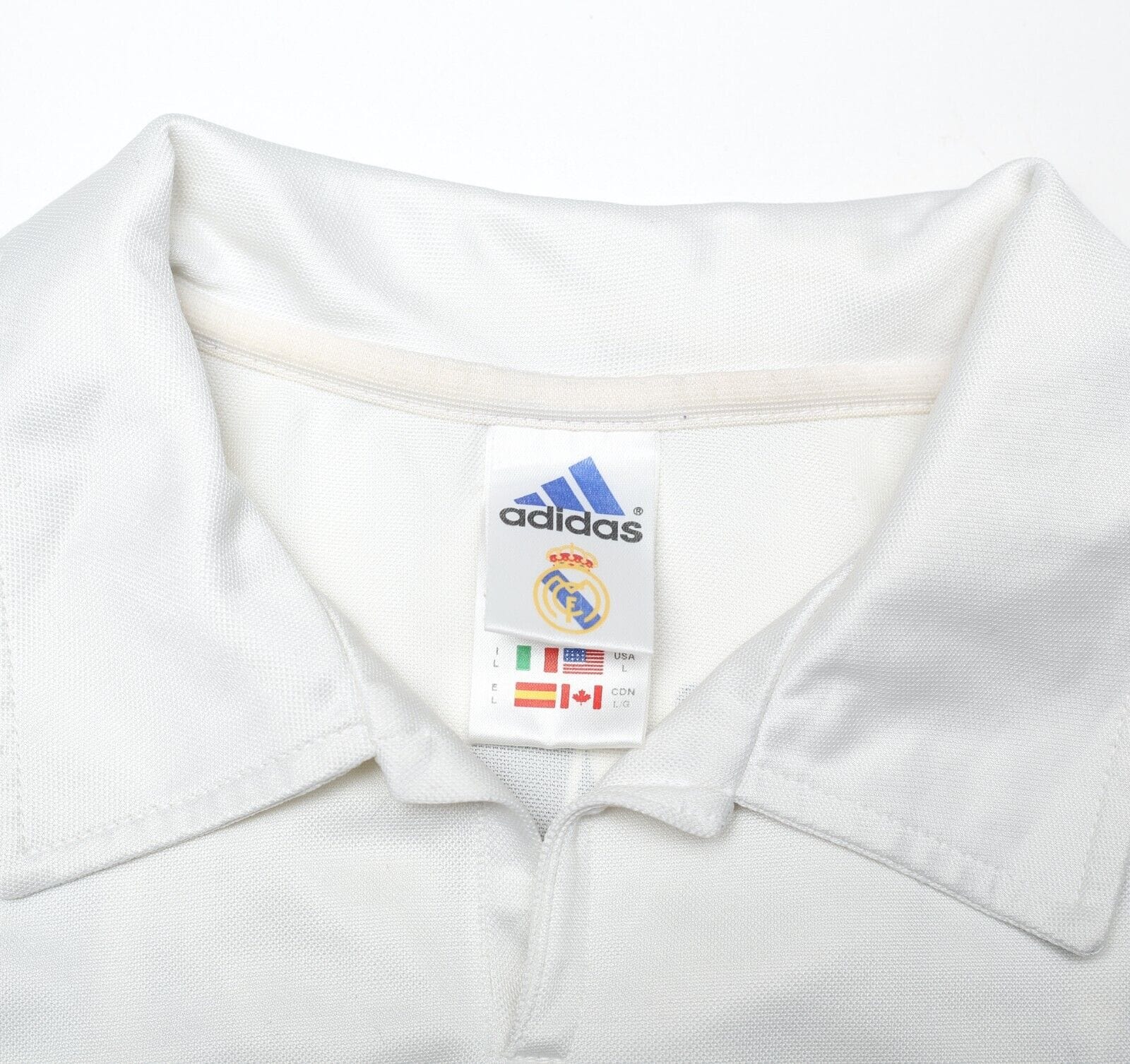 2002/03 Ronaldo #11 Real Madrid Vintage adidas Home Football 2002/03 Ronaldo #11 Real Madrid Vintage adidas Home Football