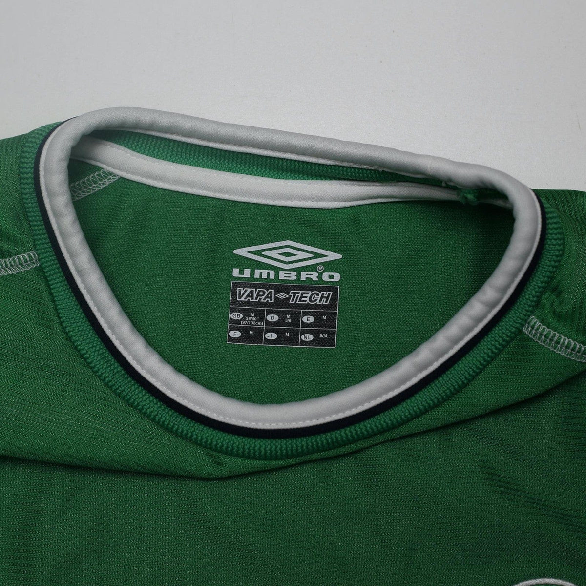 2002/03 Roy Keane #6 Ireland Vintage Umbro Home Football Shirt (M) 2002 WC