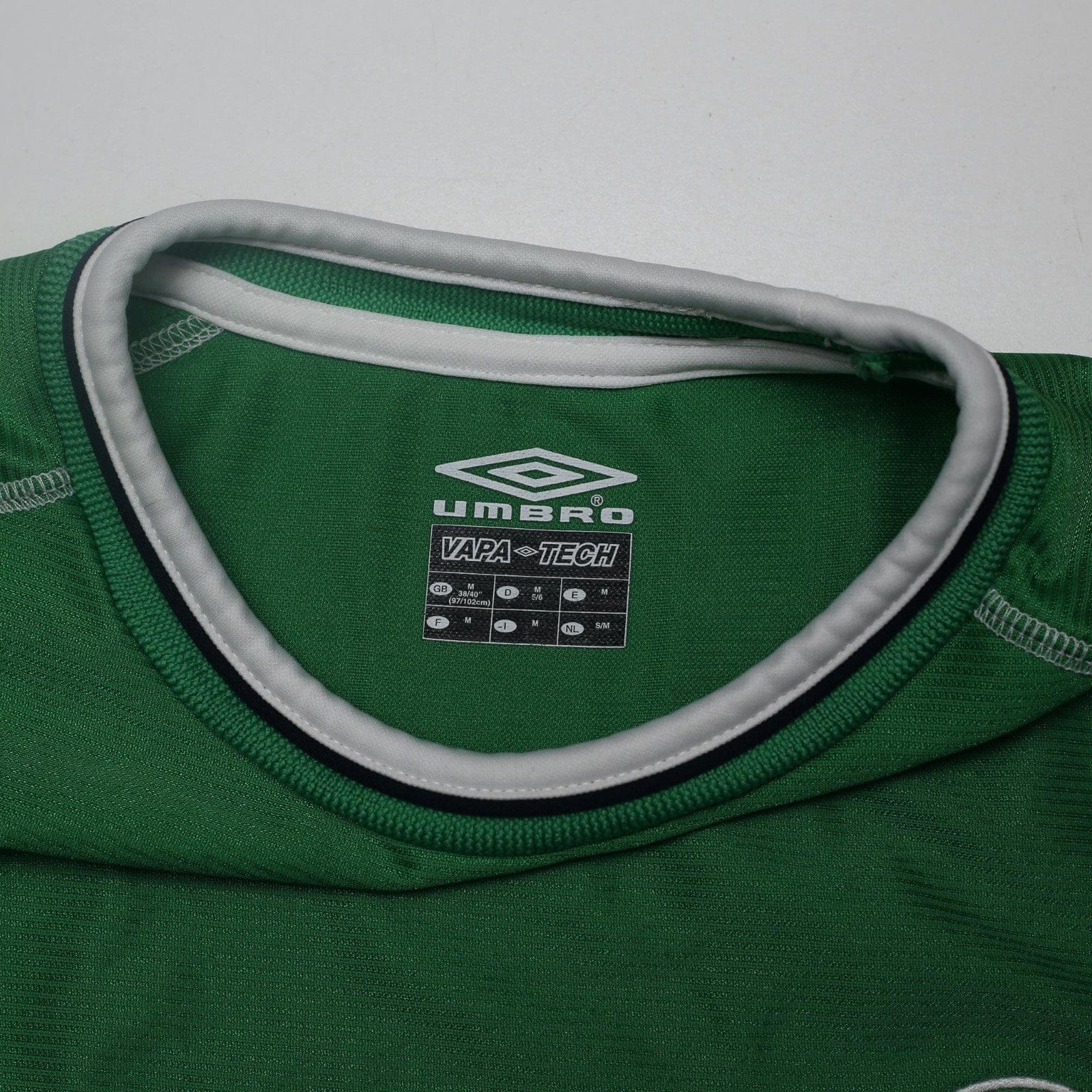 2002/03 Roy Keane #6 Ireland Vintage Umbro Home Football Shirt (M) 2002 WC