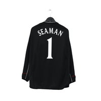 2002/03 Seaman #1 England Vintage Umbro GK Football Shirt (L) 2002 WC Brazil