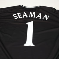 2002/03 Seaman #1 England Vintage Umbro GK Football Shirt (L) 2002 WC Brazil
