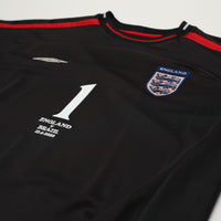 2002/03 Seaman #1 England Vintage Umbro GK Football Shirt (L) 2002 WC Brazil