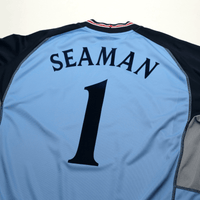 2002/03 Seaman #1 England Vintage Umbro GK Football Shirt (XL) 2002 WC