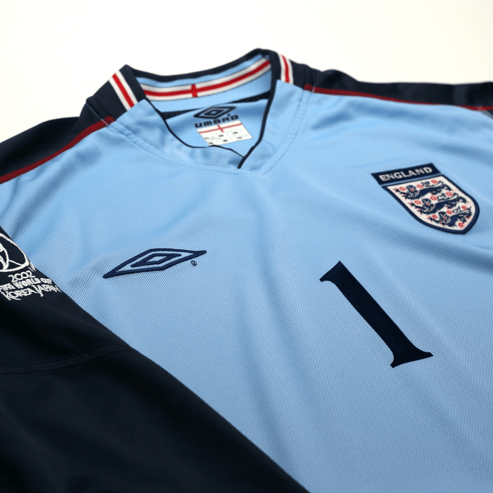 2002/03 Seaman #1 England Vintage Umbro GK Football Shirt (XL) 2002 WC