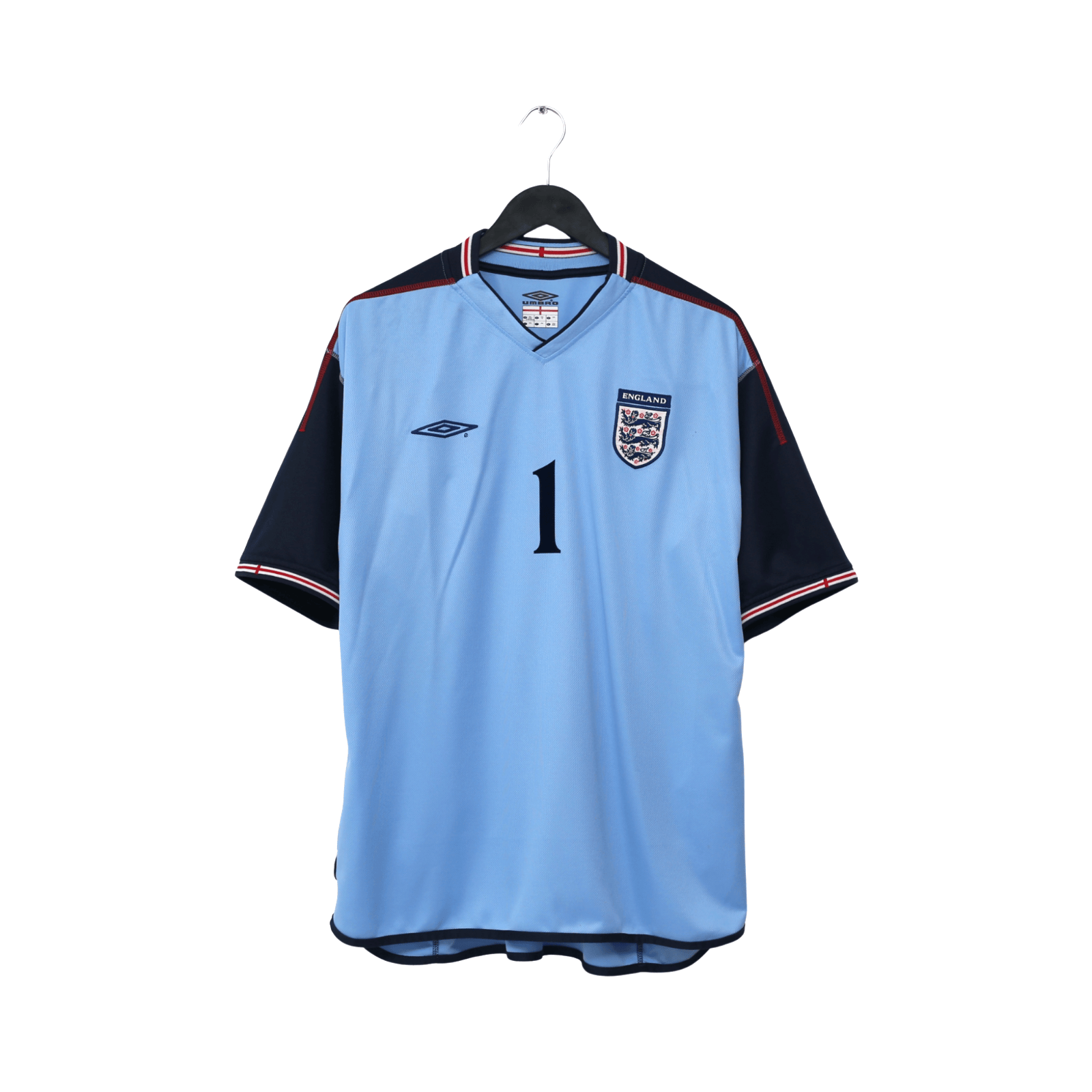 2002/03 Seaman #1 England Vintage Umbro GK Football Shirt (XXL) 2002 WC