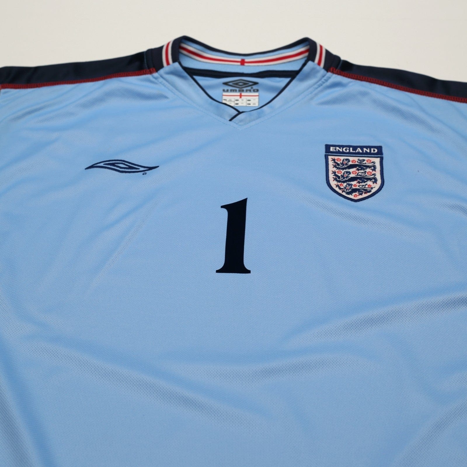 2002/03 Seaman #1 England Vintage Umbro GK Football Shirt (XXL) 2002 WC