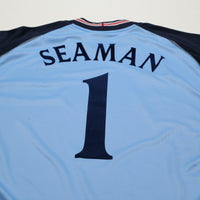 2002/03 Seaman #1 England Vintage Umbro GK Football Shirt (XXL) 2002 WC