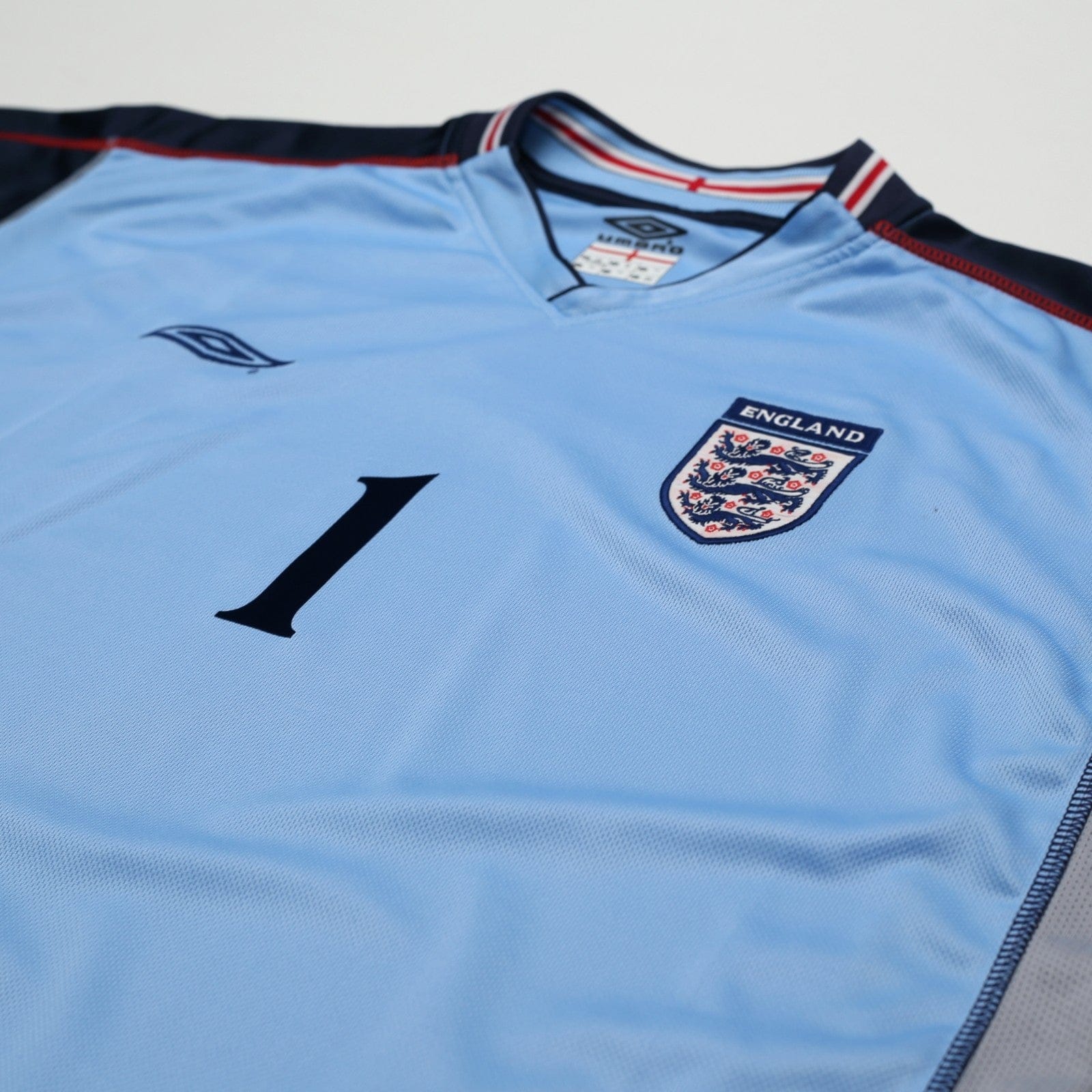 2002/03 Seaman #1 England Vintage Umbro GK Football Shirt (XXL) 2002 WC