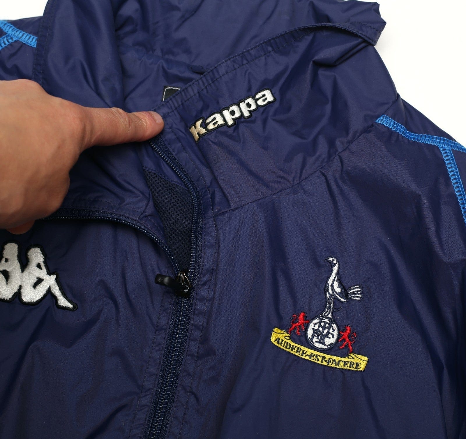 2002/03 TOTTENHAM HOTSPUR Vintage Kappa Football Training Track Jacket (M) Spurs