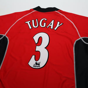 2002/03 Tugay #3 Blackburn Rovers Vintage Kappa Away Football Shirt (L/XL)