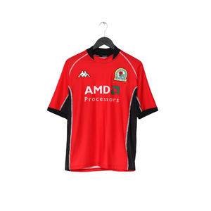 2002/03 TUGAY #3 Blackburn Rovers Vintage Kappa Away Football Shirt (M)