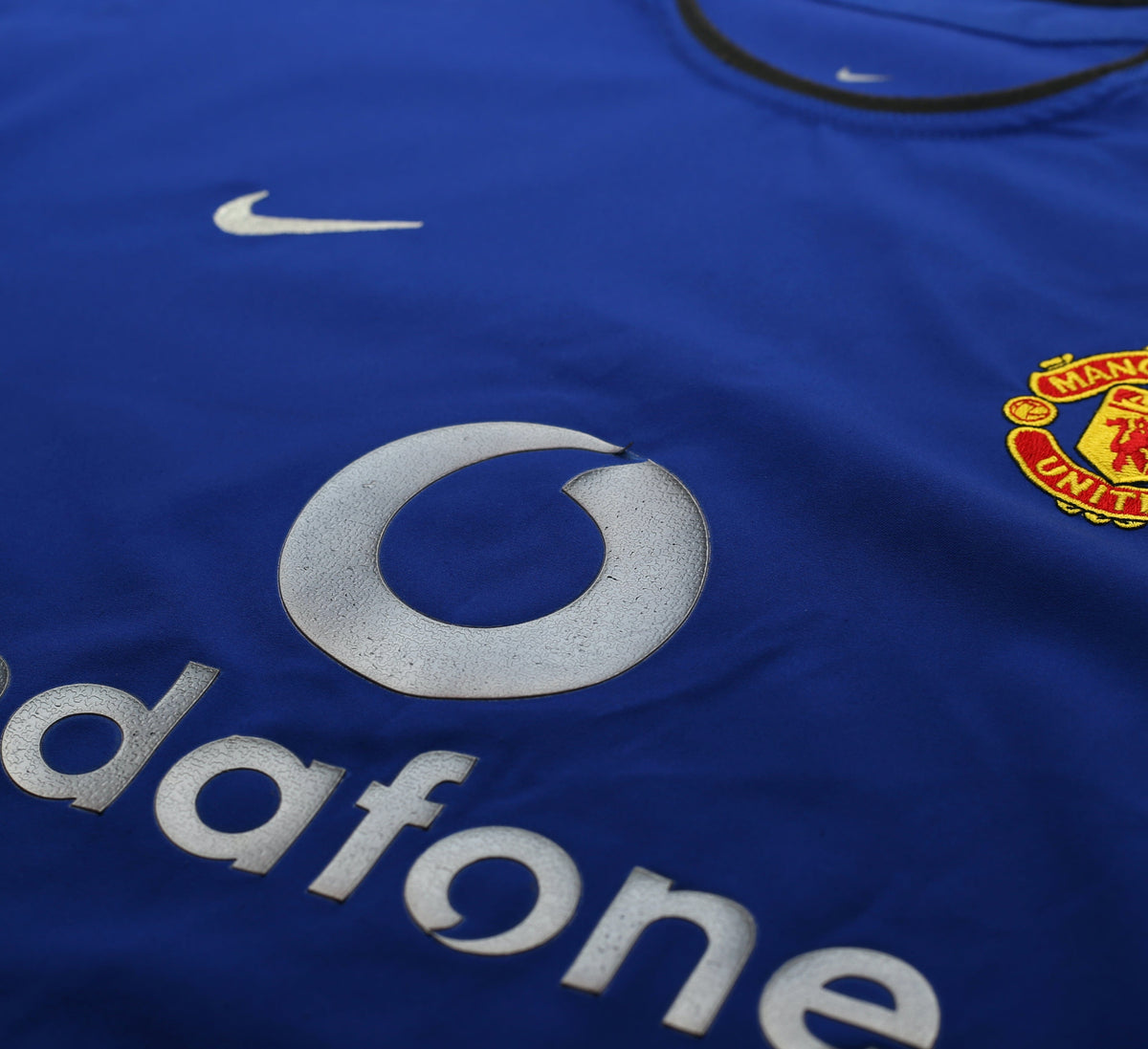 2002/03 VERON #4 Manchester United European Away Football Shirt (M)