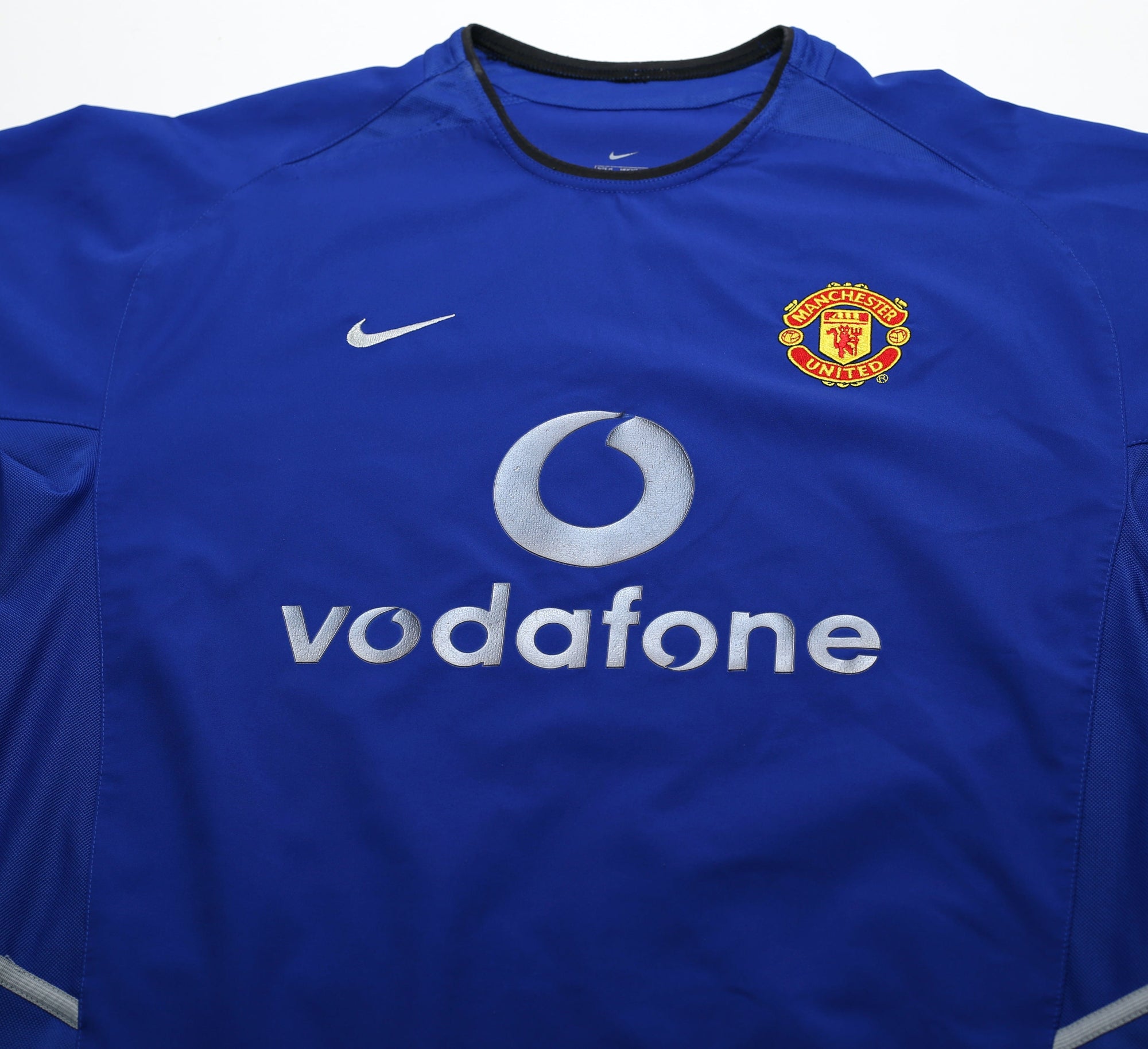 2002/03 VERON #4 Manchester United European Away Football Shirt (M)