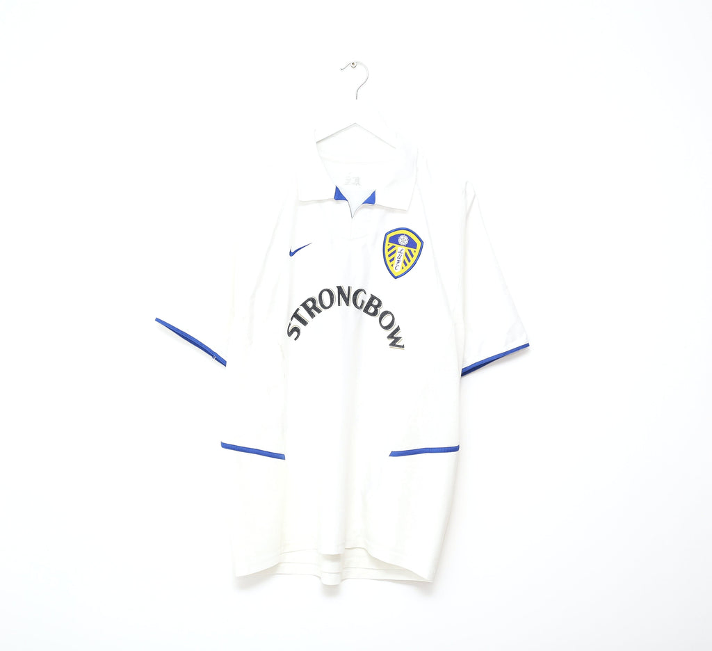 2002/03 VIDUKA #9 Leeds United Home Nike Football Shirt (L)