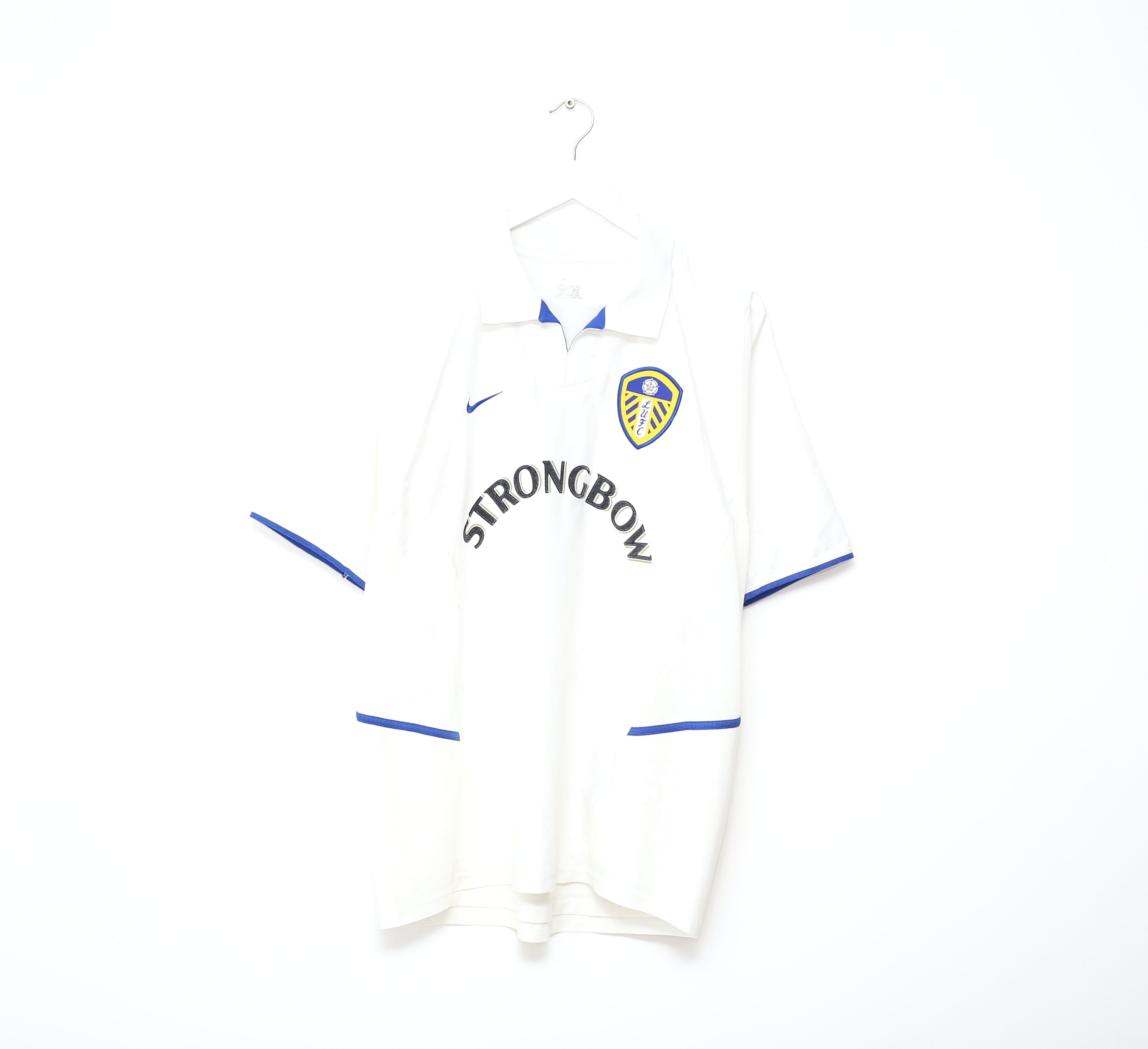 2002/03 VIDUKA #9 Leeds United Home Nike Football Shirt (L)