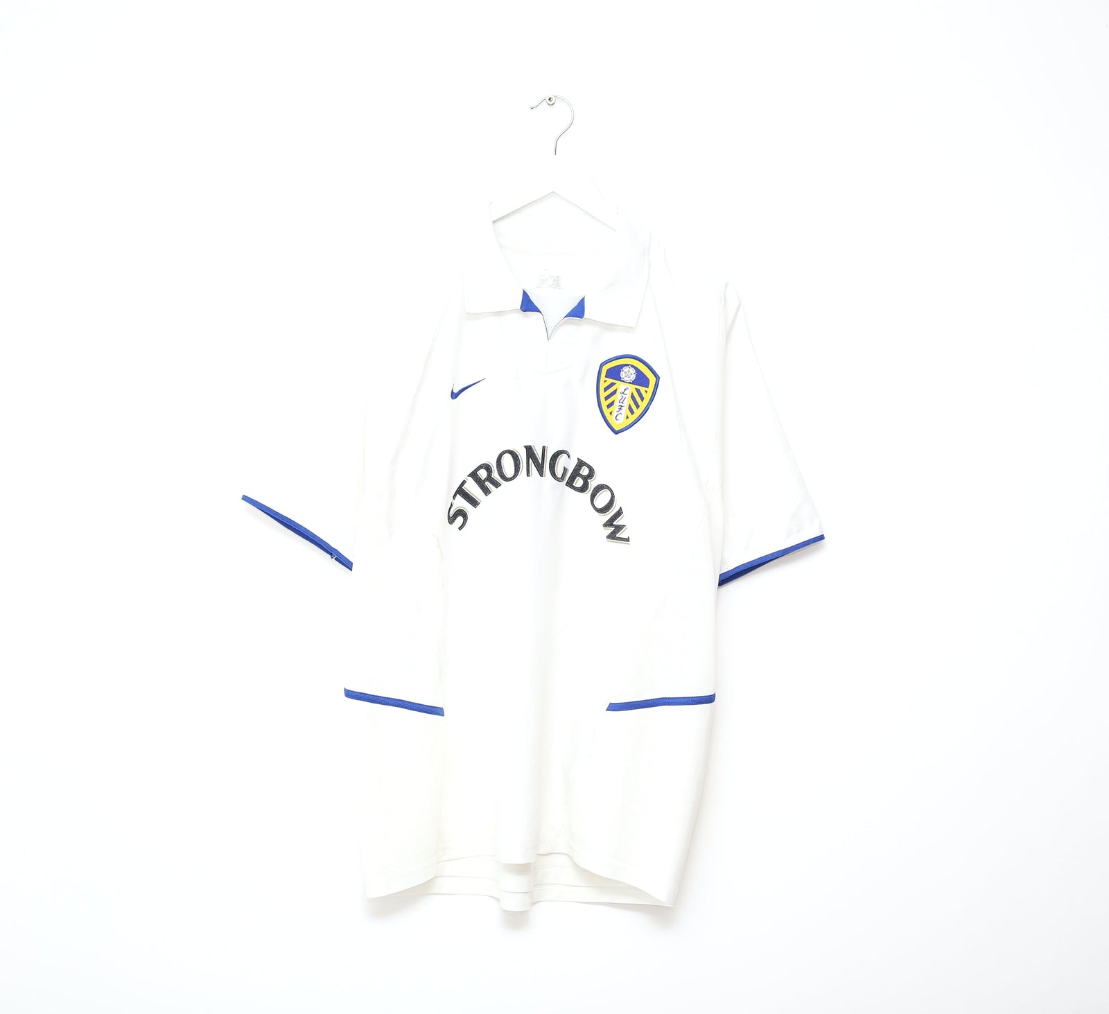 2002/03 VIDUKA #9 Leeds United Home Nike Football Shirt (L)