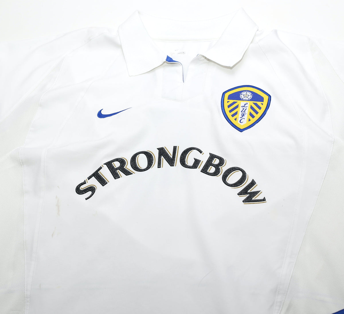 2002/03 VIDUKA #9 Leeds United Home Nike Football Shirt (L)