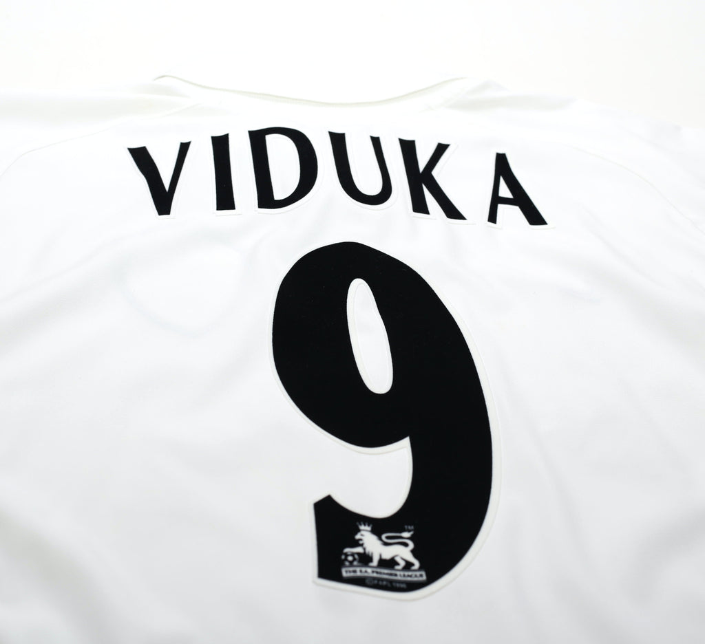 2002/03 VIDUKA #9 Leeds United Home Nike Football Shirt (L)