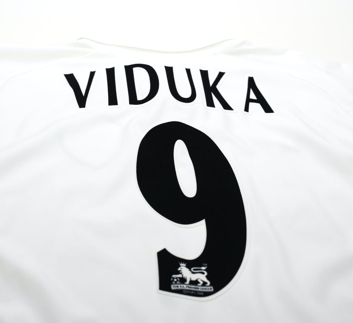 2002/03 VIDUKA #9 Leeds United Home Nike Football Shirt (L)