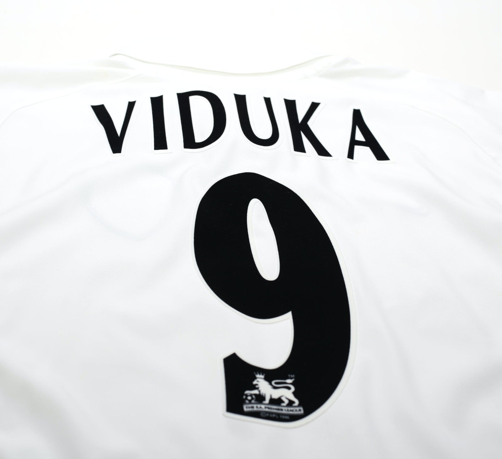 2002/03 VIDUKA #9 Leeds United Home Nike Football Shirt (L)