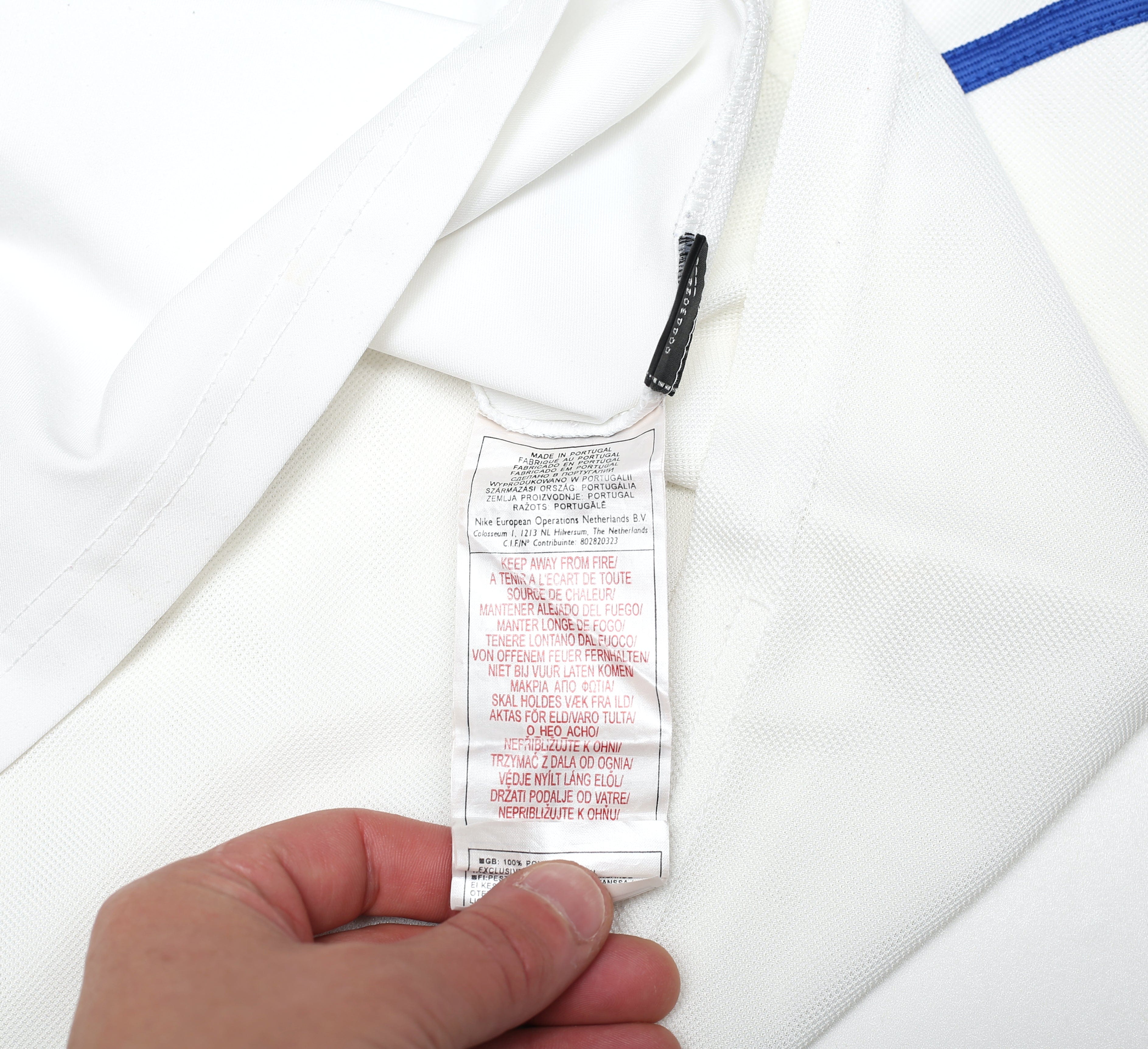 2002/03 VIDUKA #9 Leeds United Home Nike Football Shirt (L)