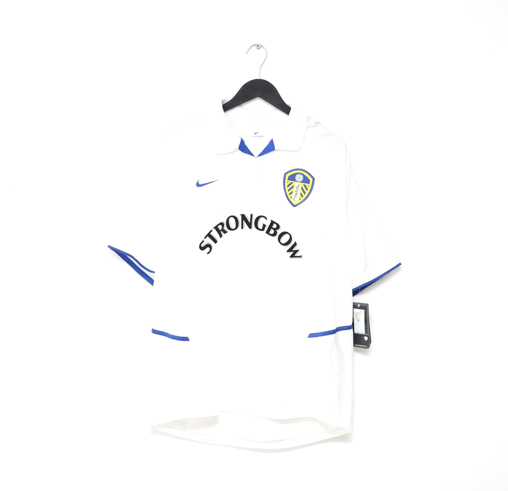 2002/03 VIDUKA #9 Leeds United Vintage Nike Home Football Shirt Jersey (XL) BNWT