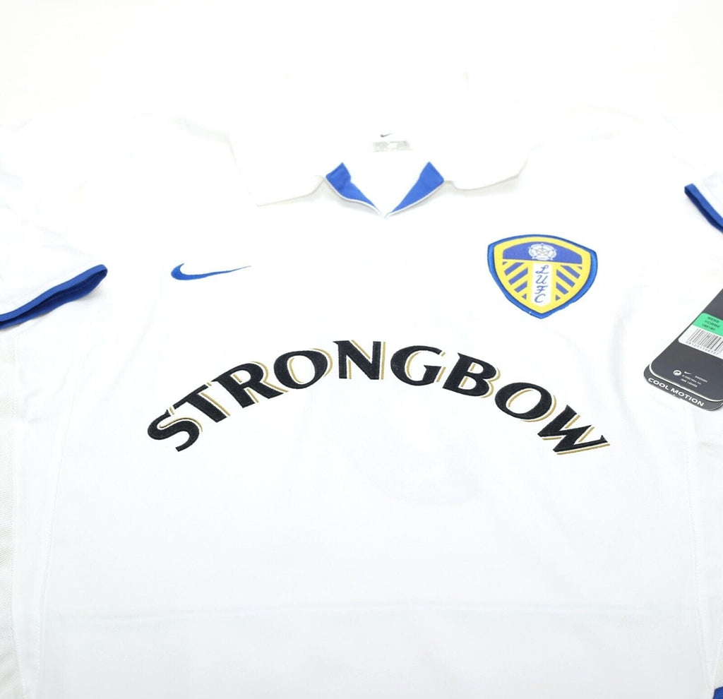 2002/03 VIDUKA #9 Leeds United Vintage Nike Home Football Shirt Jersey (XL) BNWT