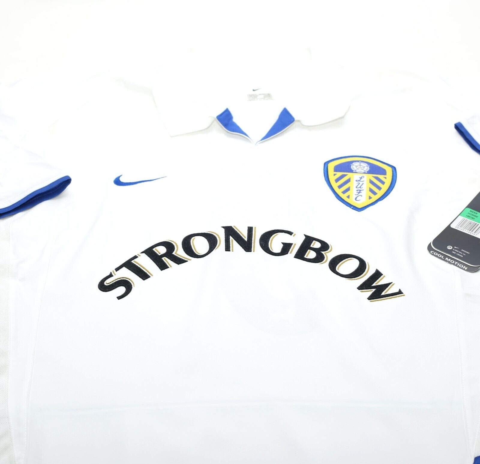 2002/03 VIDUKA #9 Leeds United Vintage Nike Home Football Shirt Jersey (XL) BNWT