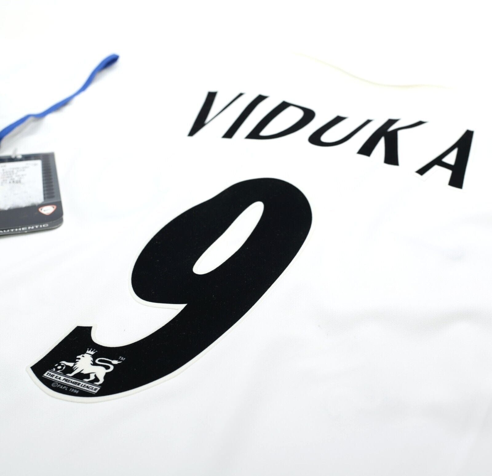 2002/03 VIDUKA #9 Leeds United Vintage Nike Home Football Shirt Jersey (XL) BNWT