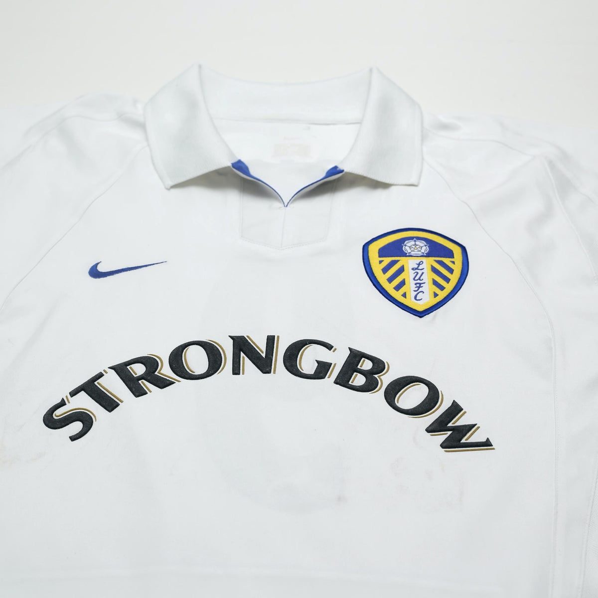 2002/03 Viduka #9 Leeds United Vintage Nike Home Football Shirt (L)