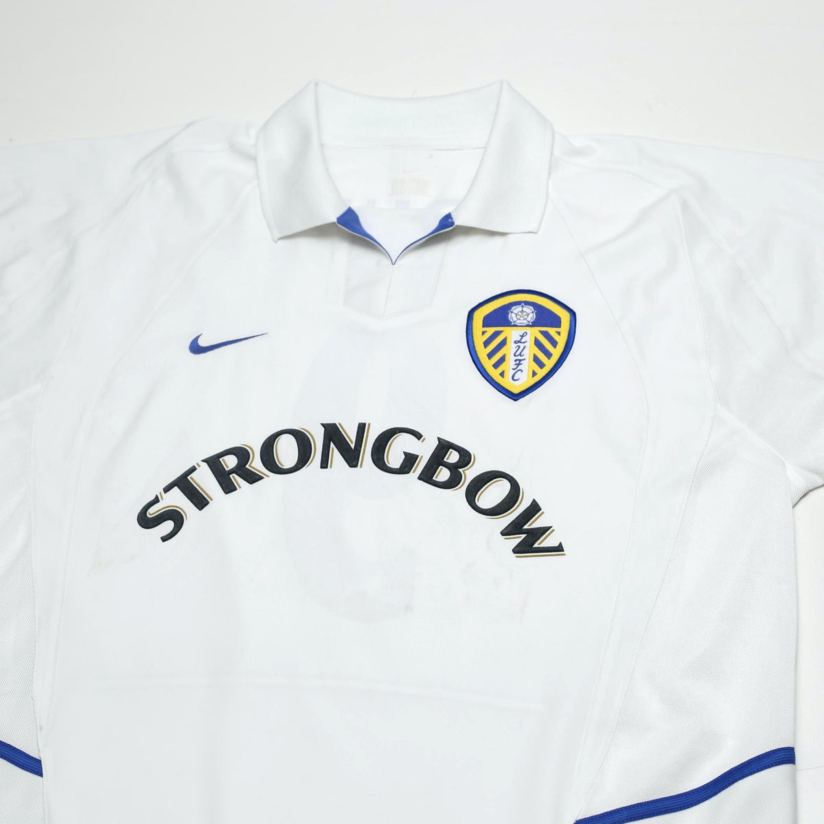 2002/03 Viduka #9 Leeds United Vintage Nike Home Football Shirt (L)