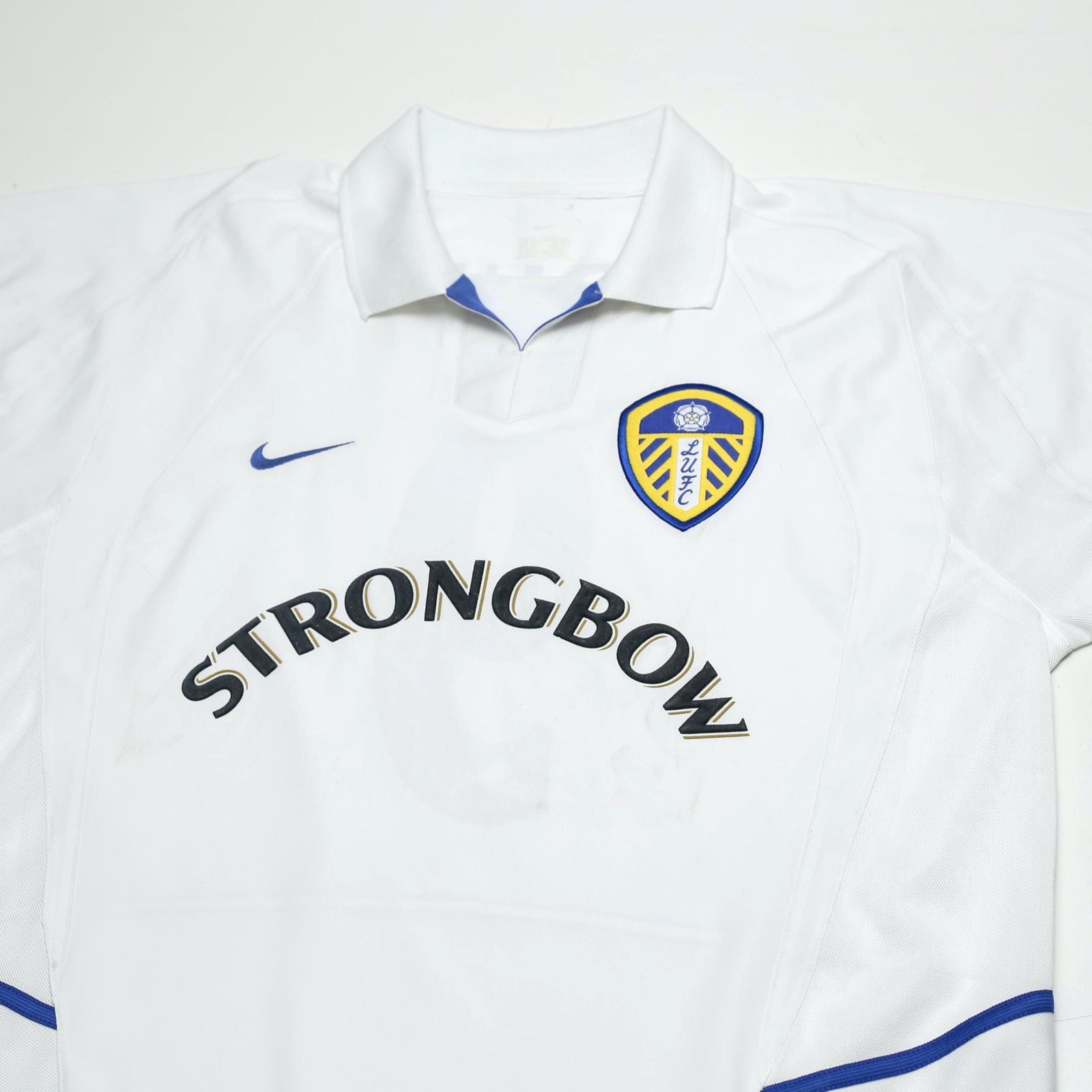 2002/03 Viduka #9 Leeds United Vintage Nike Home Football Shirt (L)