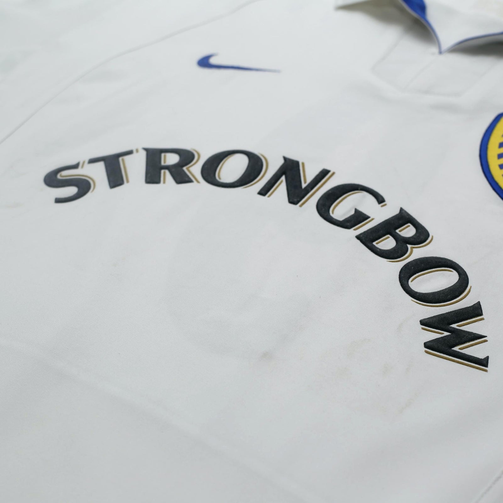 2002/03 Viduka #9 Leeds United Vintage Nike Home Football Shirt (L)