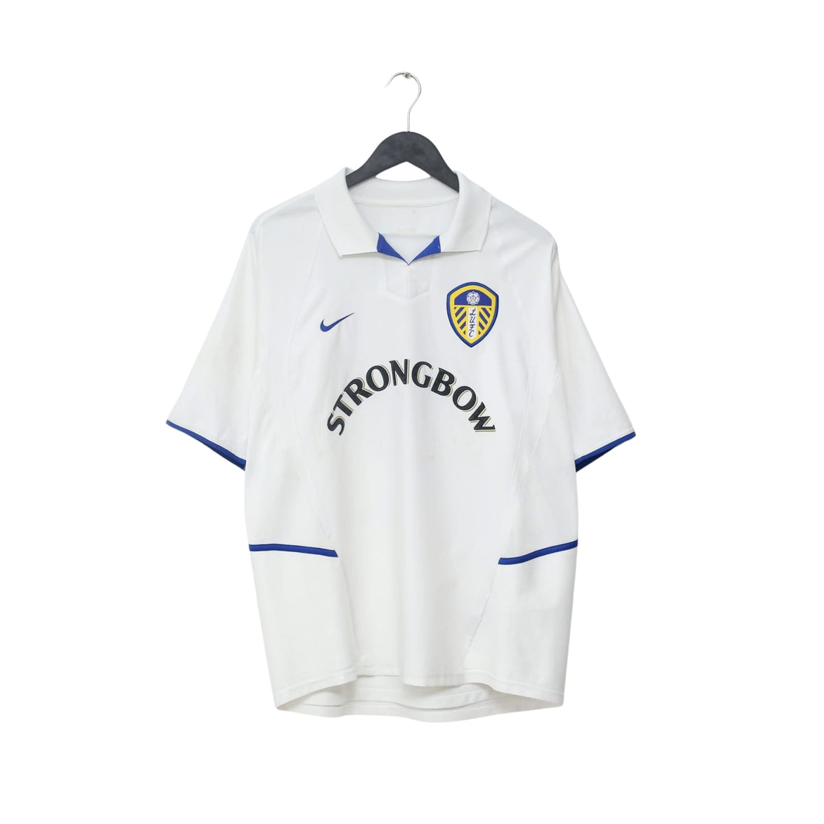 2002/03 Viduka #9 Leeds United Vintage Nike Home Football Shirt (L)