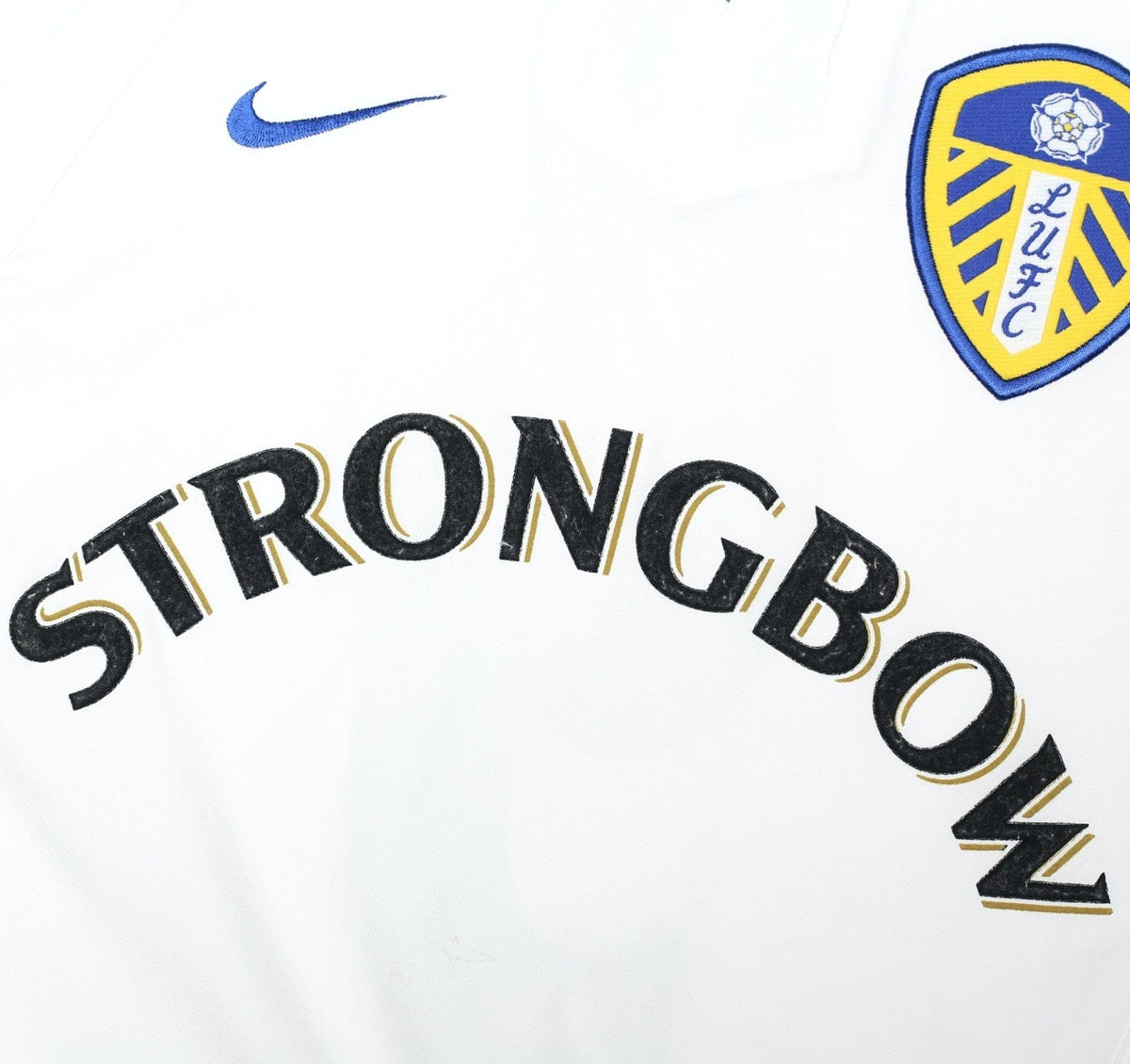 2002/03 VIDUKA #9 Leeds United Vintage Nike Home Football Shirt (S)