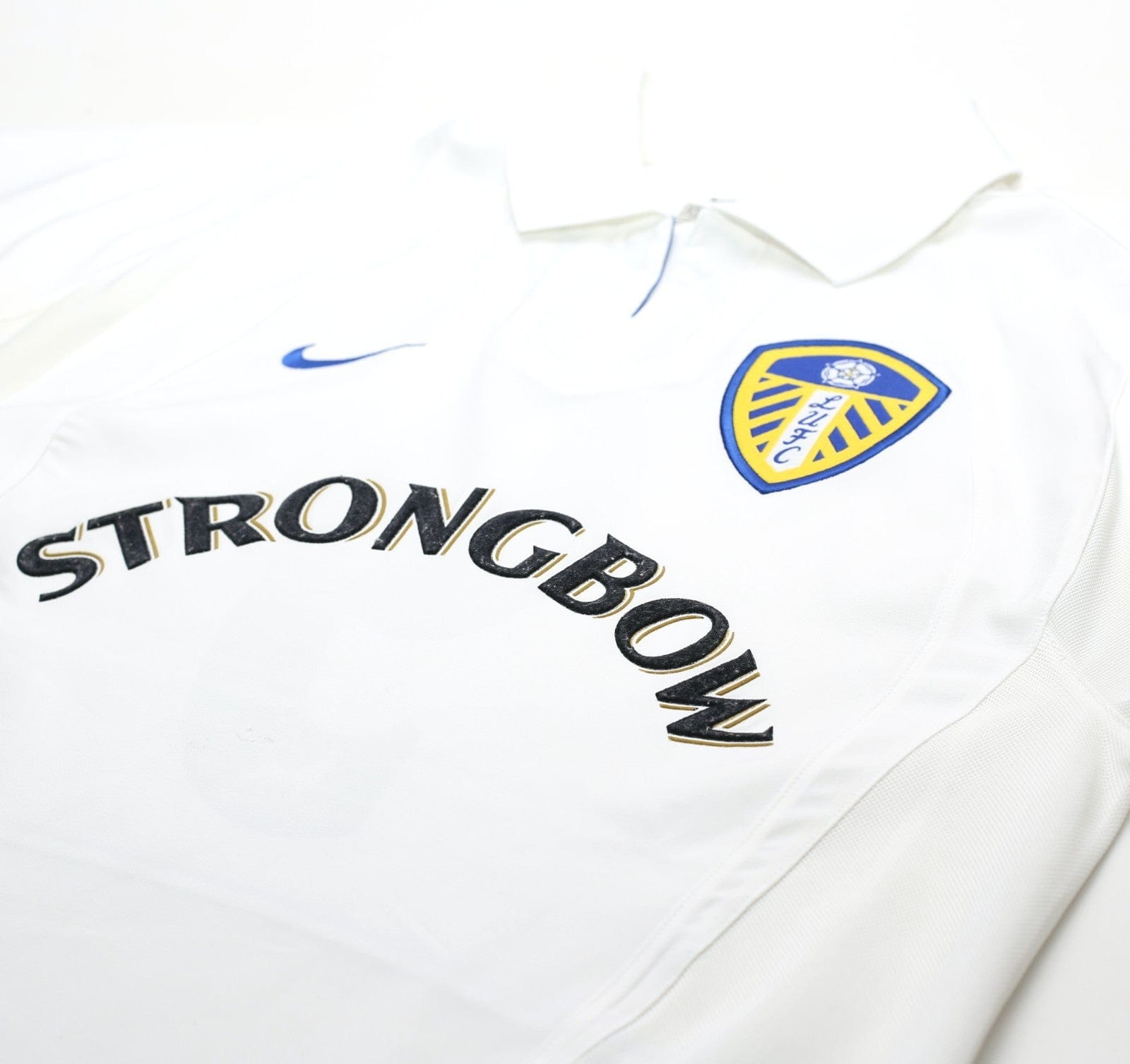 2002/03 VIDUKA #9 Leeds United Vintage Nike Home Football Shirt (S)