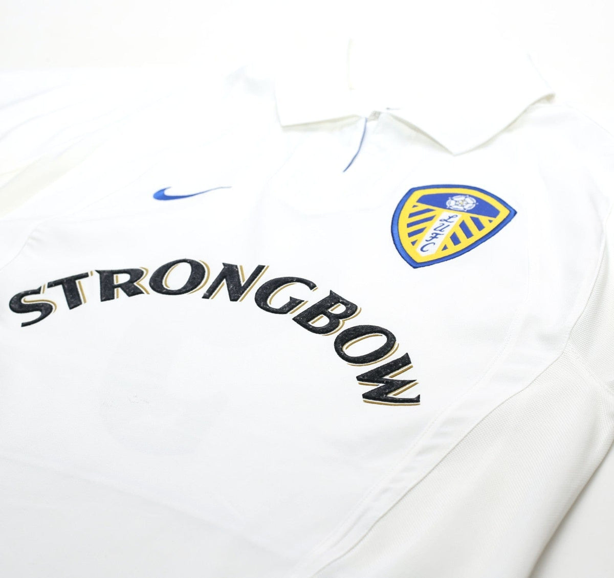 2002/03 VIDUKA #9 Leeds United Vintage Nike Home Football Shirt (S)