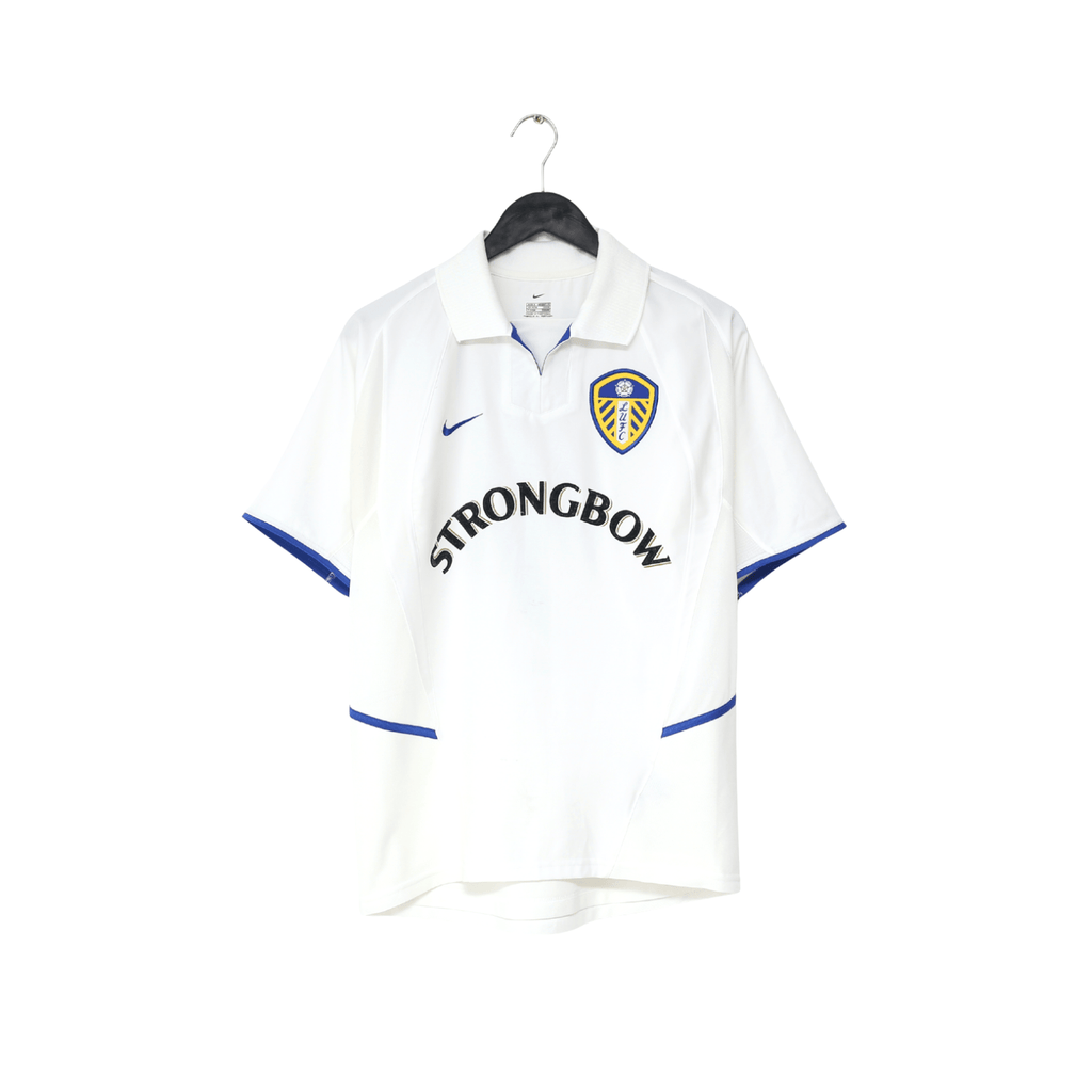 2002/03 VIDUKA #9 Leeds United Vintage Nike Home Football Shirt (S)