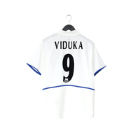 2002/03 VIDUKA #9 Leeds United Vintage Nike Home Football Shirt (S)