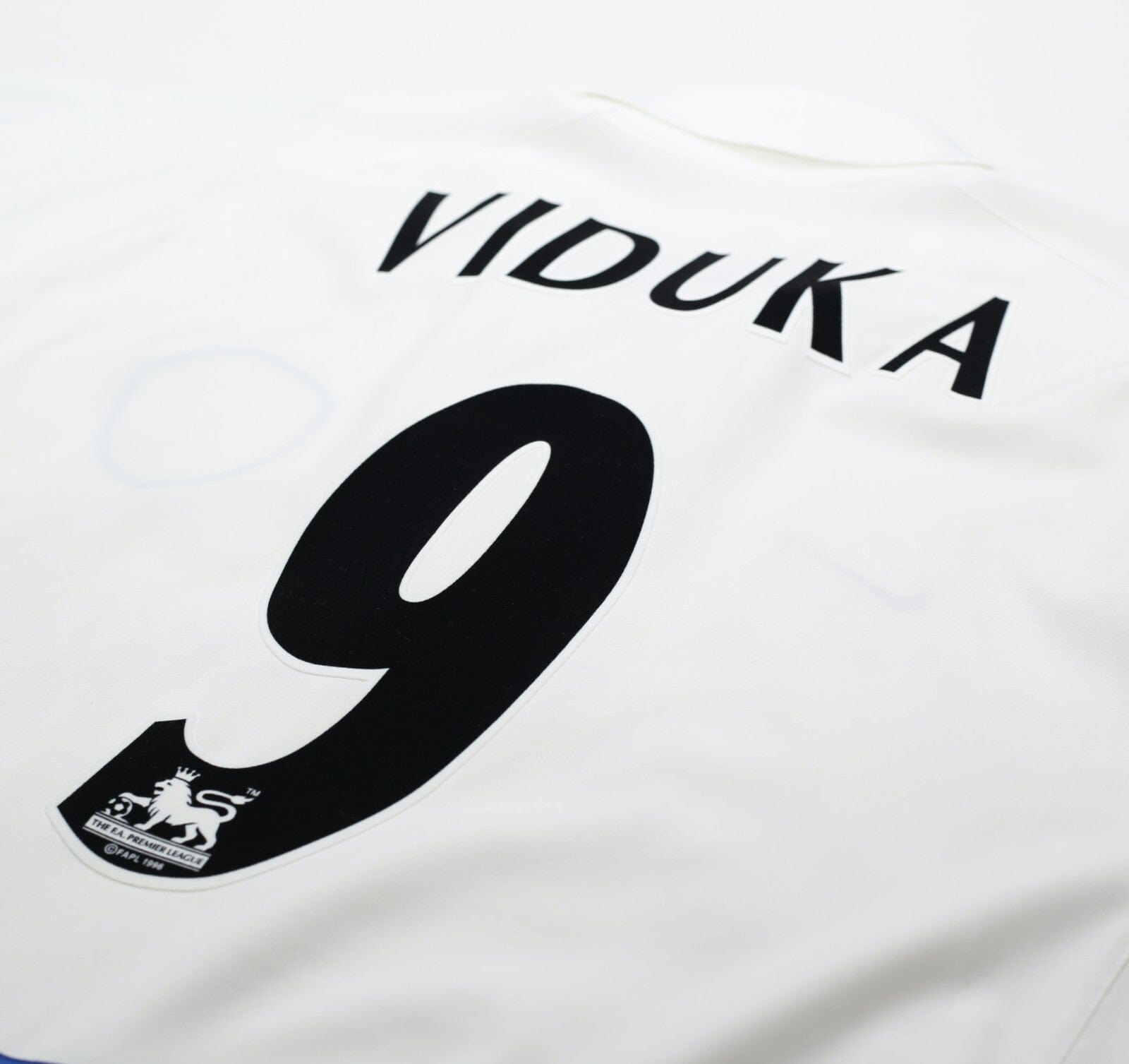 2002/03 VIDUKA #9 Leeds United Vintage Nike Home Football Shirt (XL)