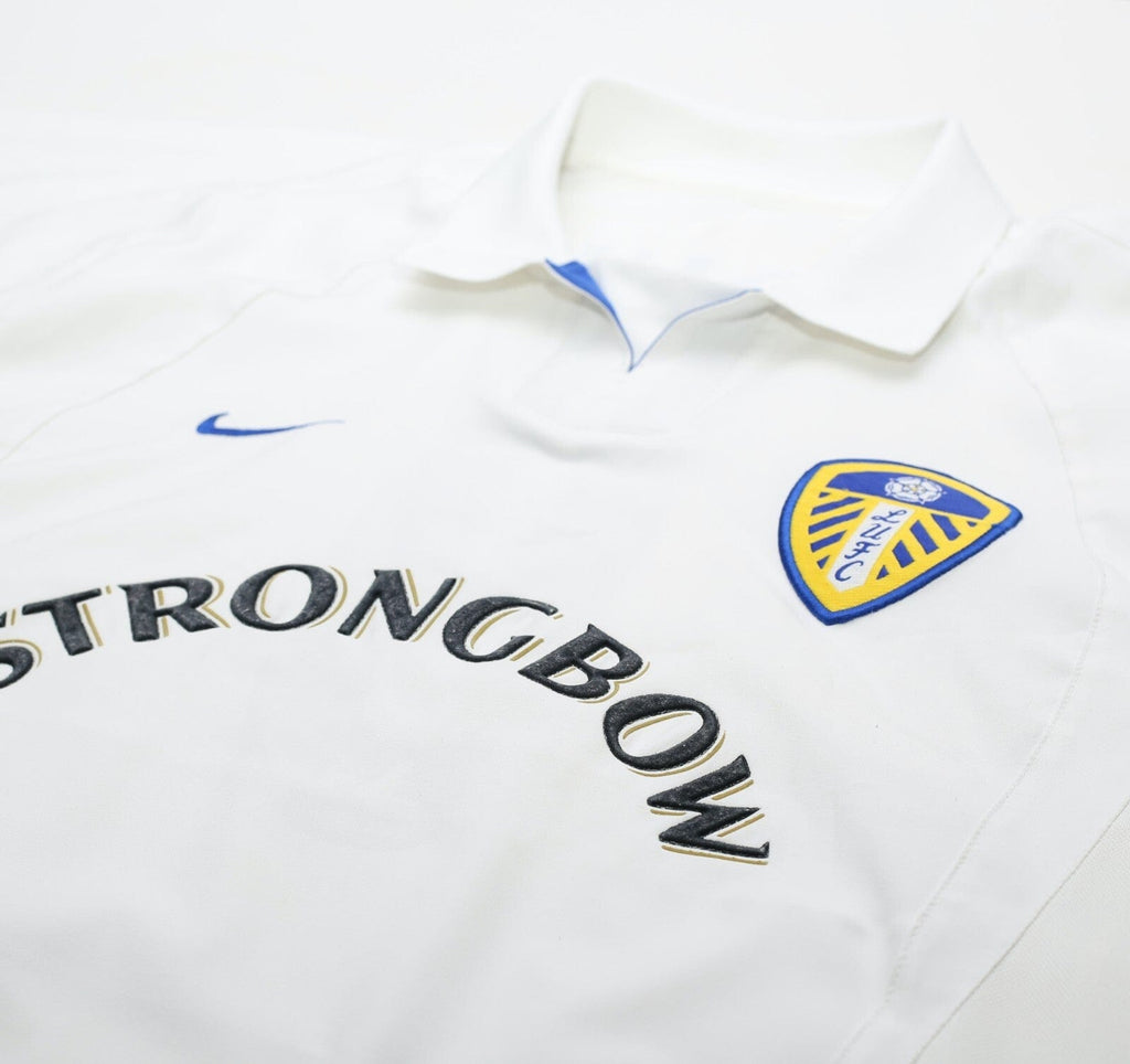 2002/03 VIDUKA #9 Leeds United Vintage Nike Home Football Shirt (XL)