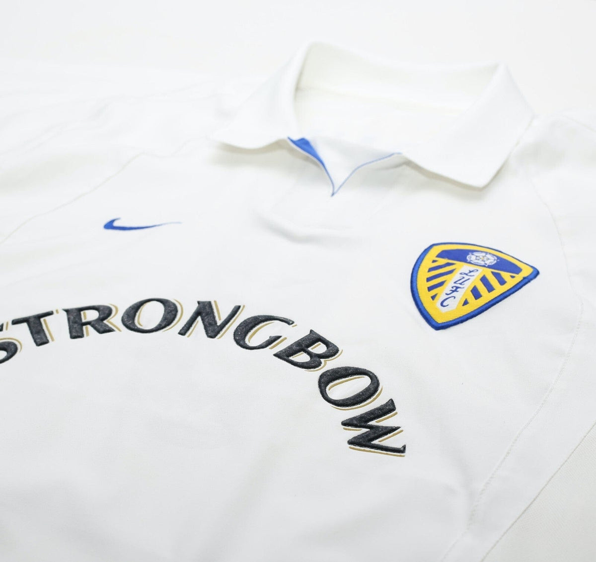 2002/03 VIDUKA #9 Leeds United Vintage Nike Home Football Shirt (XL)