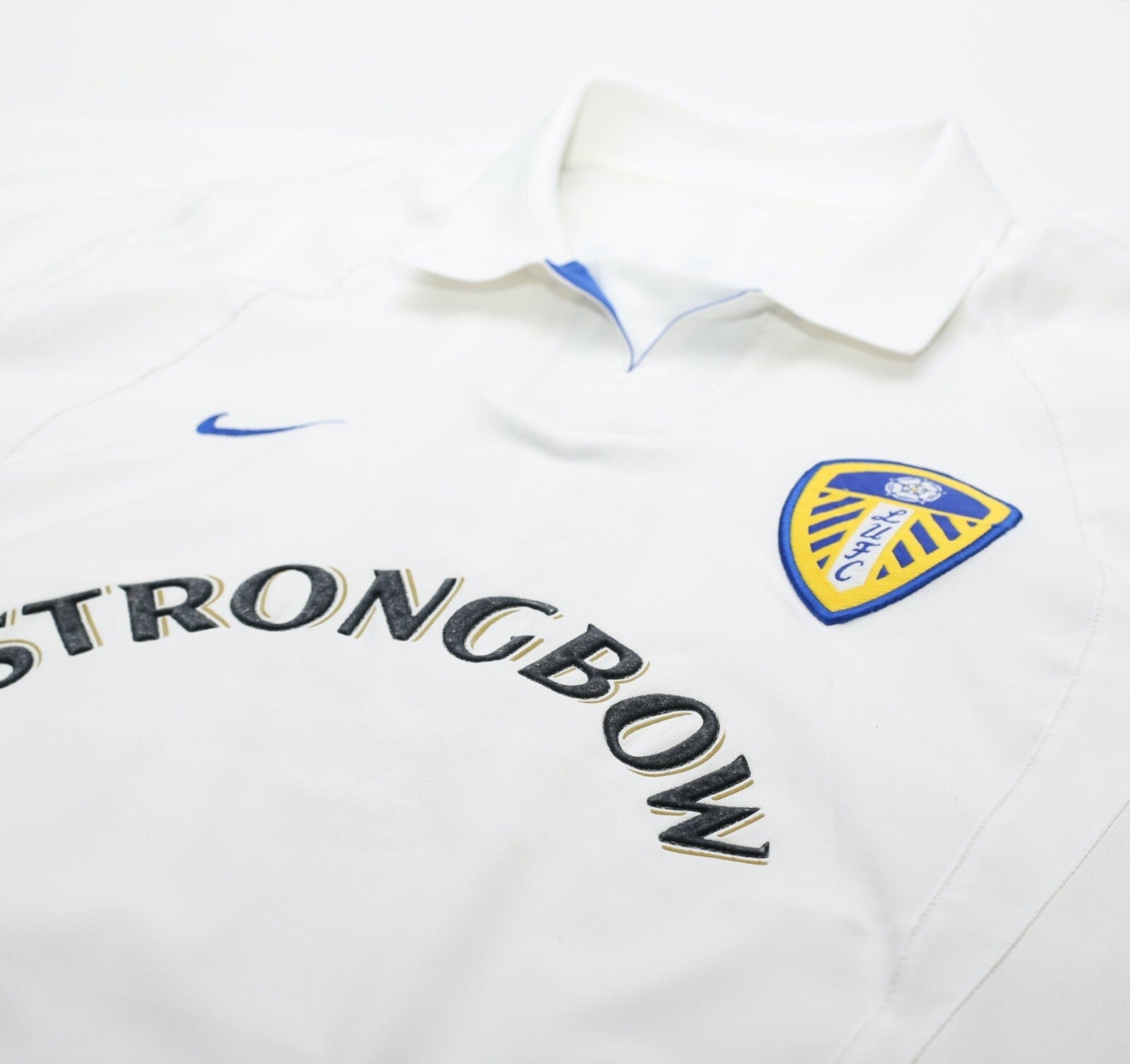 2002/03 VIDUKA #9 Leeds United Vintage Nike Home Football Shirt (XL)