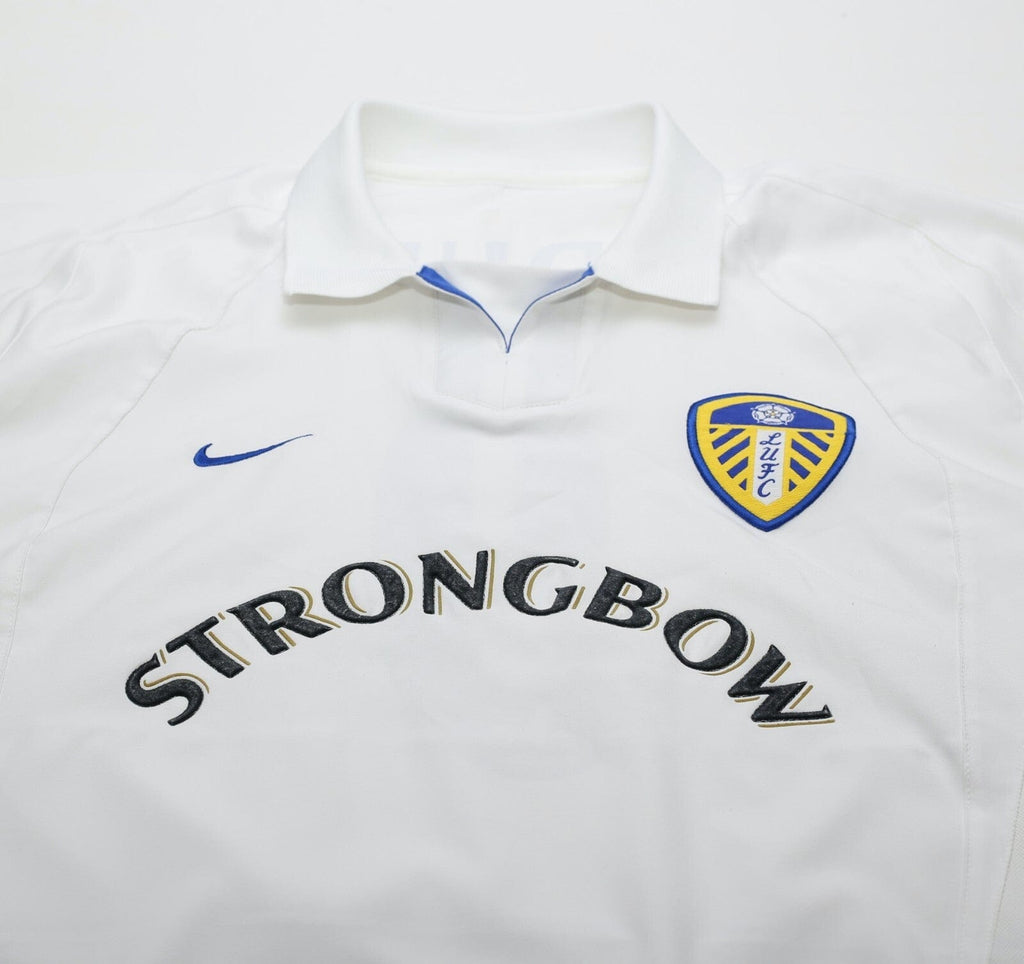 2002/03 VIDUKA #9 Leeds United Vintage Nike Home Football Shirt (XL)