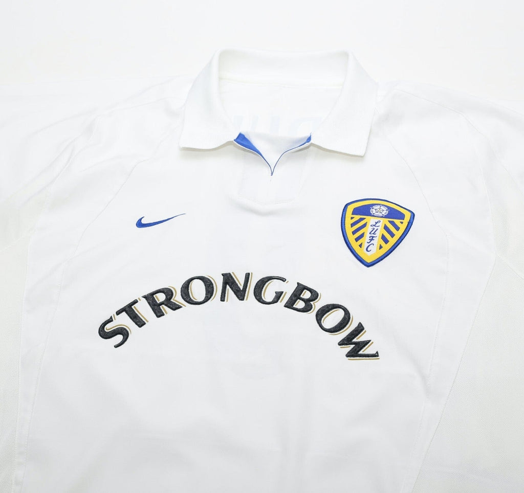 2002/03 VIDUKA #9 Leeds United Vintage Nike Home Football Shirt (XL)